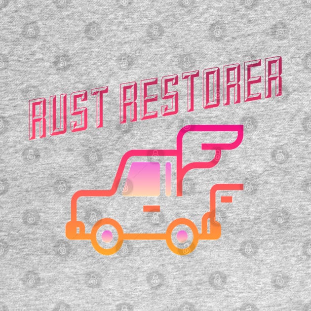 Rust Car Restorer, Car restorer Vintage Rust Car, Rust car for men, Car Lover Gift by Style Conscious